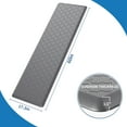 thumbnail image 3 of GALMAXS7 Kitchen Mat Anti Fatigue Cushioned Mat Gray Kitchen Rug Memory Foam Ergonomic Rug 17"x 59", 3 of 11