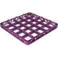 thumbnail image 3 of Carlisle FoodService Products RE25C89 OptiClean Extensor de rejilla de vidrio dividido con 25 compartimentos, 1,78 pulgadas, color lavanda, 3 of 5