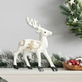 thumbnail image 6 of ZZkhGO Gold White Reindeer Christmas Decor, Sparkling Deer Desktop Ornament, Festive Home Mall Living Room Decoration, 6 of 6