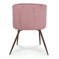Edgemod Kantwell Velvet Dining Chair in Dusty Rose (Set of 2)