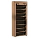 thumbnail image 1 of Closet Zapatera Minimalista Armario Organizador Multifuncional Armable / Almacenamiento para Zapatos 27 pares (Café, 9 niveles) STAY ELIT Minimalista Armable, 1 of 5