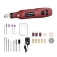 thumbnail image 1 of Mini máquina de amoladora de Pluma de grabado eléctrica Sunnimix Conjunto de Herramientas de tallado de Raíz enchufe de la UE rojo, 1 of 8