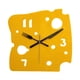 thumbnail image 3 of Reloj colgante nórdico minimalista con adorno de queso, reloj de escritorio, reloj de pared acrílico Amarillo, 3 of 9