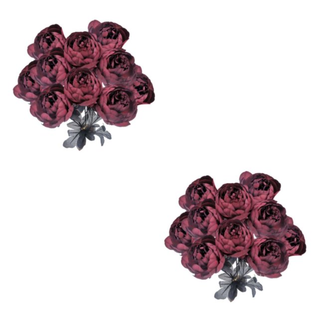 Naiovety 10 unids/set flores de peonías de seda artificiales-bodas y decoración del hogar durabilidad duradera Type1 NO1