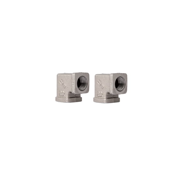 STZ 1/2 inch Female T Black Malleable Iron 90 Degree Elbow