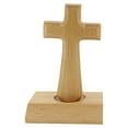 thumbnail image 1 of Decodeary Cross Decor Handcrafted Wooden Cross Ornament For Faith-Based Home Accents Gift Type2, 1 of 6