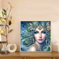 thumbnail image 6 of 5D DIY diamond art painting kit, stunning temperament lady special shape diamond canvas, namely can decompression relaxation and can be used for home wall decoration, 6 of 7