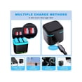 thumbnail image 4 of For Gopro Hero 12/11/10/9 Battery 3-Pack 2000mAh and USB Storage 3-Channel Fast Charger Fully Compatible with GoPro Hero 12, Hero 11, Hero 10, Hero 9 Black Official with Micro SD Card Slot, 4 of 7