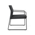 thumbnail image 4 of Fauteuil d'Invité Surdimensionné Gansett pour Réception et Attente / Acier Charbon / Gris Foncé, 4 of 5