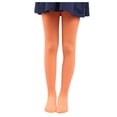thumbnail image 2 of FASHOFT Halloween For Girls Velvet Dance Tights Sheer Stockings Stretchy Leggings Slim Fit Base Pants Gymnastics Practice Wear Kids Halloween Orange 6-8 Years, 2 of 2