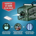 thumbnail image 2 of Flowtron Electric Bug Zapper, 1 Acre Outdoor Mosquito Zapper, 40W UV, 5600V Shock Grid (Green), 2 of 5