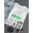 thumbnail image 3 of Enzyme Love Graphic Biology Quote  Women White T-Shirt, Female Medium, 3 of 4