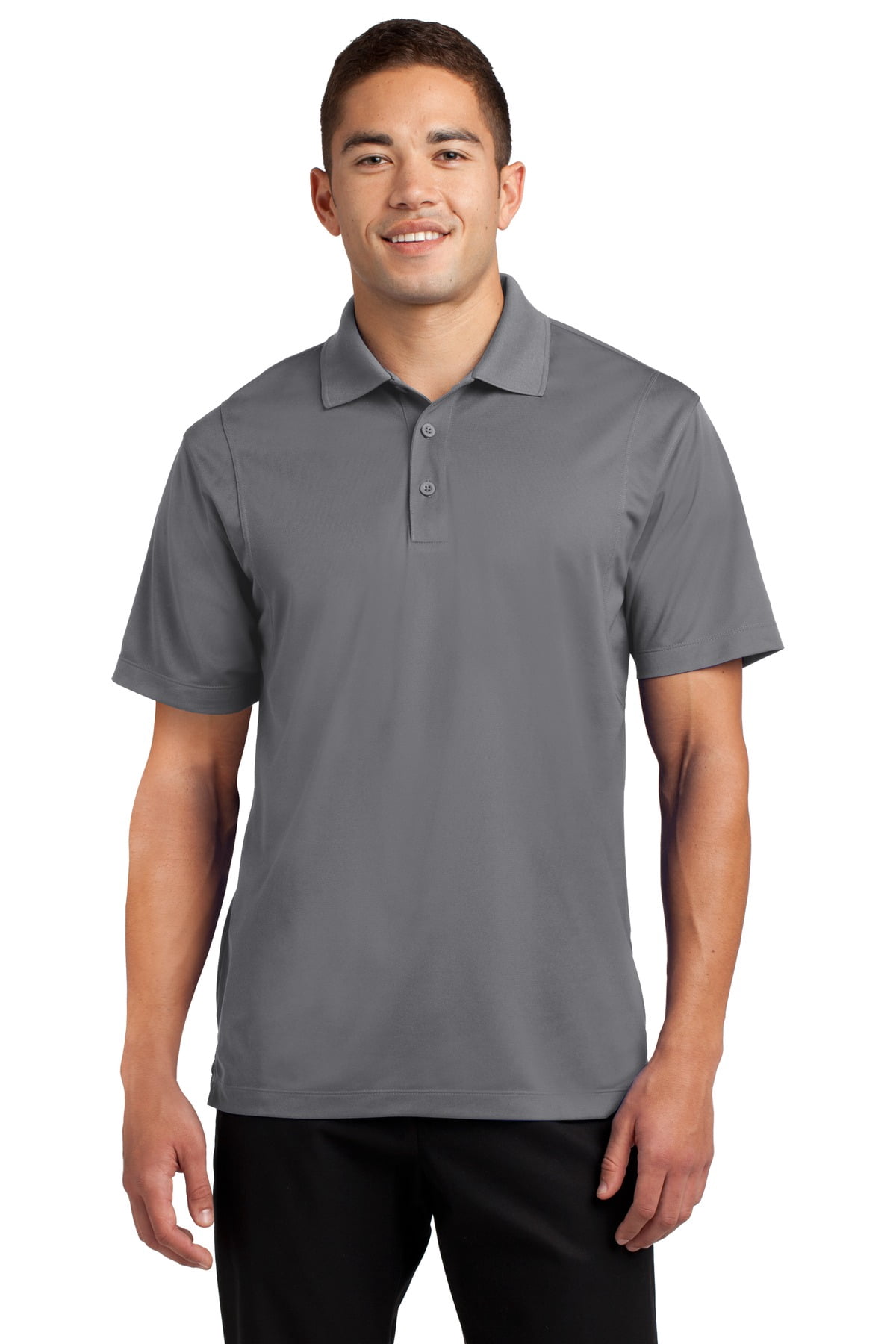 Sport-Tek \u0026#174; Micropique Sport-Wick \u0026#174; Polo. St650 M Grey Concrete -  Walmart.ca