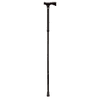 DMI® Lady's Designer Adjustable Aluminum Folding Cane, 36", Black