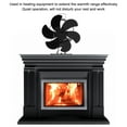 thumbnail image 4 of Stove Fan, Fireplace Fan Thermodynamic Drive Black Powerful  for Fireplace, 4 of 7