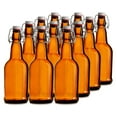 thumbnail image 3 of CASE OF 12 - 16 oz. EZ Cap Beer Bottles - AMBER, Garden, Lawn, Maintenance, 3 of 3