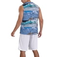 thumbnail image 5 of Easygdp Lighthouse in Havana Men's Mesh Basketball Jersey Quick Drying Sleeveless Shirts Fitted Muscle Tank Tops Sport Round Neck T-Shirt - 4X-Large, 5 of 9