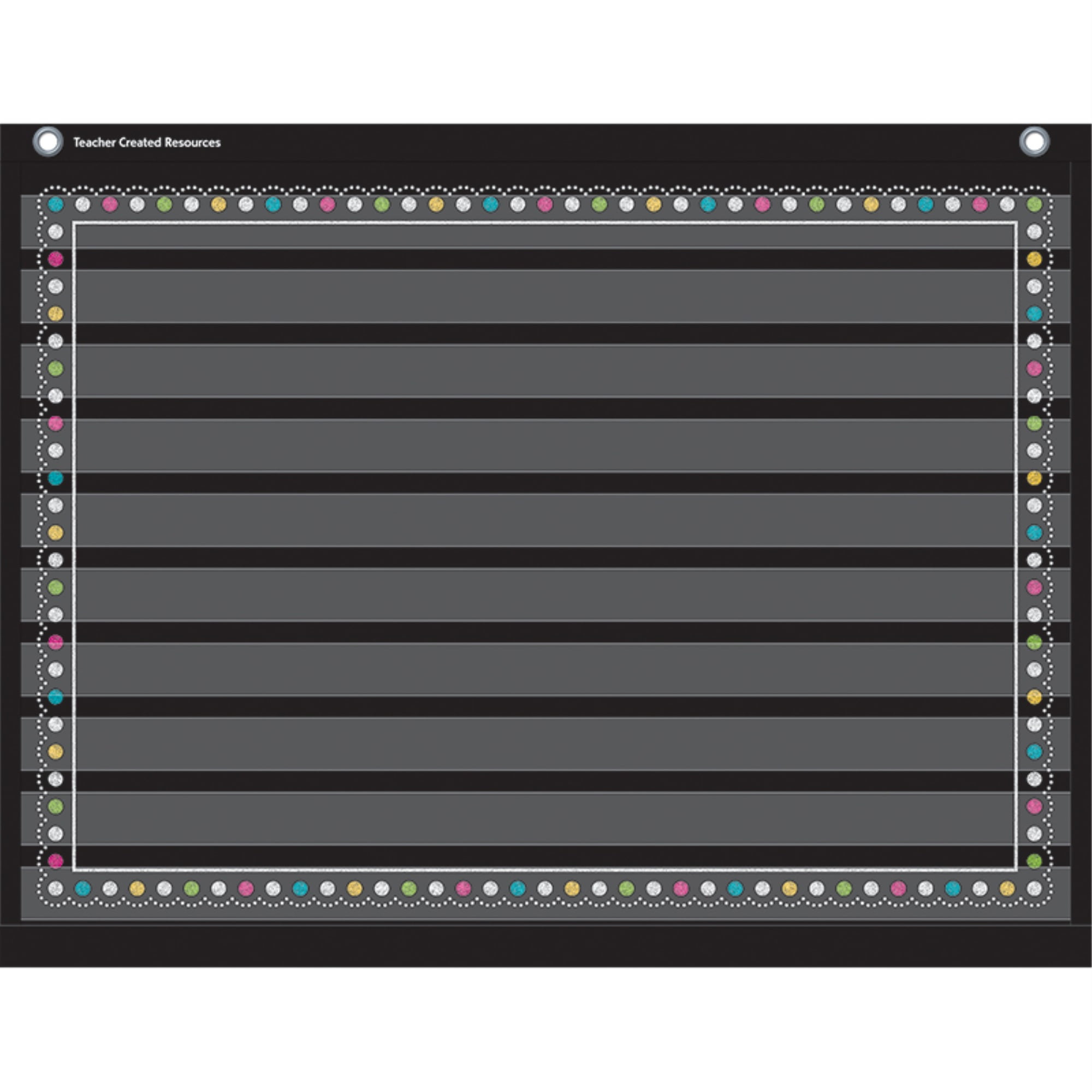 Chalkboard Brights Mini Pocket Chart (17' x 22')