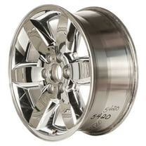 New Aftermarket Cladded Chrome Aluminum Wheel; Cladded 20 x 8.5 9597223 fits 2009-2013 GMC Sierra 1500