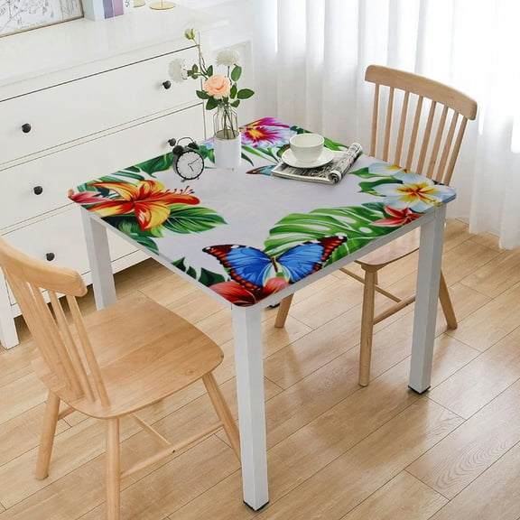 nygtbtfer Table Cloth Tablecloth Party Decorations Tablecover Disposable Floral Tablecloth Rectangular Table Covers for Party