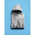 thumbnail image 3 of Chicaco Cityscape Hoodie Men -Image by Shutterstock, Male XX-Large, 3 of 4