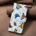 thumbnail image 3 of ELEHOLD Flip Wallet Phone Case For Samsung Galaxy A16 5G, Cute Butterfly Floral PU Leather Elegant Folio Design Card Slots, Kickstand  Magnetic ClosureShockproof Case Cover ,G, 3 of 6