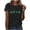 Black-KL-home supplies, variant on Home Ladies St. Patricks Day Printed Round Neck Short Sleeve Shirt Fashion Top for Women Spring Summer Daily Household Essentials