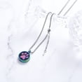 thumbnail image 6 of Round with Paw Print Pet Cremation Jewelry for Ashes Urn Necklace Lockets for Dog Cat Ashes Holder, 6 of 6