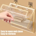 thumbnail image 4 of RXIRUCGD Foldable Waterproof Hanging Bag For Bathroom Waterproof Clothes Storage Bag For Showering Wall Mounted Sorting Bag For Clothes Storage Bag, 4 of 6