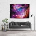 thumbnail image 3 of Tapiz de galaxia, tapiz de cielo estrellado, tapiz de universo espacial, tapiz psicodélico para colgar en la pared, tapiz de nebulosa misteriosa con estrellas para sala de estar y dormitorio, 3 of 8