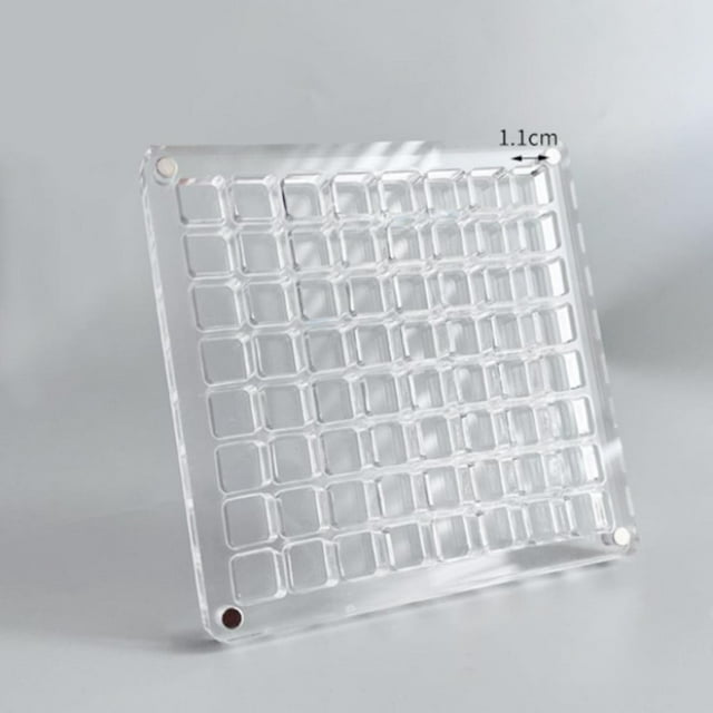 GXFCAI Acrylic Magnetic Seashell Display Box, Shell DIY Handmade Storage Box, Multifunctional Clear Acrylic Diamond Gemstone Beads Storage Display Organizer Box