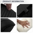 thumbnail image 3 of Almohada para la Cabeza del Automóvil Unique Bargains, Soporte Ergonómico y Cómodo para el Cuello, Cuero, Espuma Viscoelástica, Ancho Ajustable, Negro, 1 Pcs para Conducir y Viajar, 3 of 7