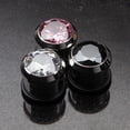 thumbnail image 4 of A Pair of Magnum CZ Press Fit Single Flared Ear Gauge Plug, 4 of 4