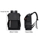 thumbnail image 4 of Mochila para ordenador portátil Minnieouse gris impermeable con correas de hombro ajustables, 4 of 6