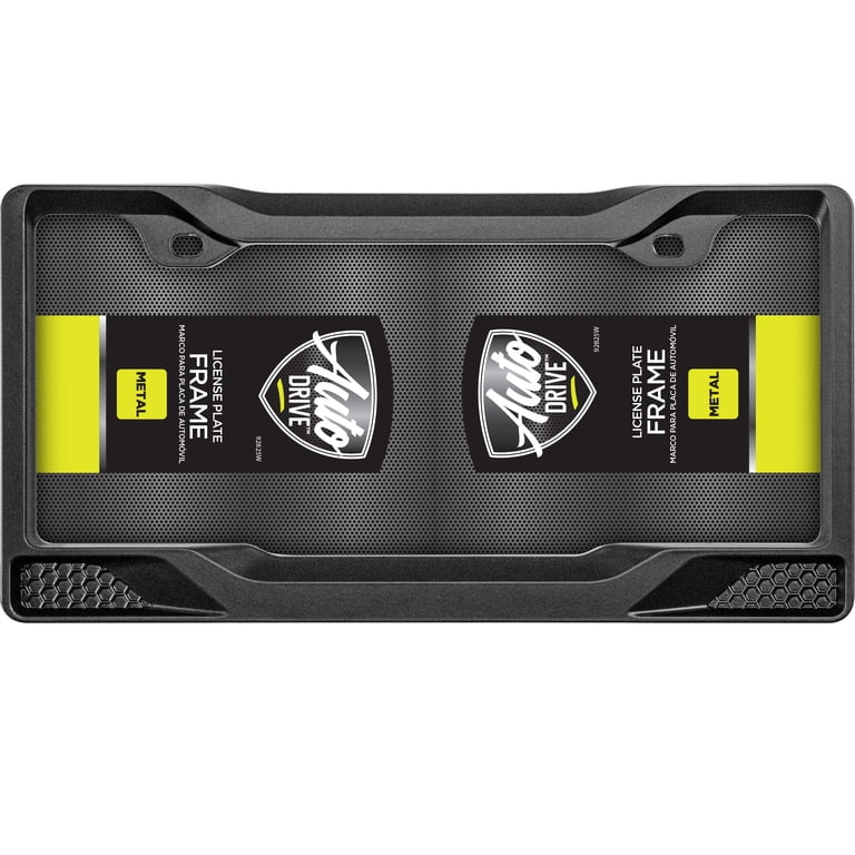 Auto Drive Universal Metal Sport Grill License Plate Frame photo 7