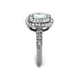 thumbnail image 4 of 2.55Ct Halo Cushion Cut Zirconia Stainless Steel Engagement Ring Women's Size 10, 4 of 5