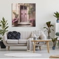 thumbnail image 3 of Stupell Industries Pink Floral Doorway Travel & Places Photography Gallery Wrapped Canvas Art Print Wall Art, 36 x 36, 3 of 8