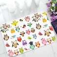 thumbnail image 1 of YUSDECOR Set Of Owls Home Decor Floor Mat Area Rug Doormat Size 15.7x23.6 Inches, 1 of 1