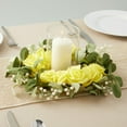 thumbnail image 6 of Juvale Artificial Foam Roses - 100-Pack Stemless, Yellow, 3-Inch Diameter - Faux Flowers for Vase Displays, Wedding Decor & Centerpiece Table Decorations, 6 of 10