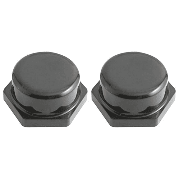 2x NMO HAM CB Radio Antenna Mount Cap W/ O Ring Seal Dust Weather Rain Proof Cover