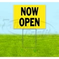 thumbnail image 1 of Now Open (18" x 24") Yard Sign, Includes Metal Step Stake, 1 of 6