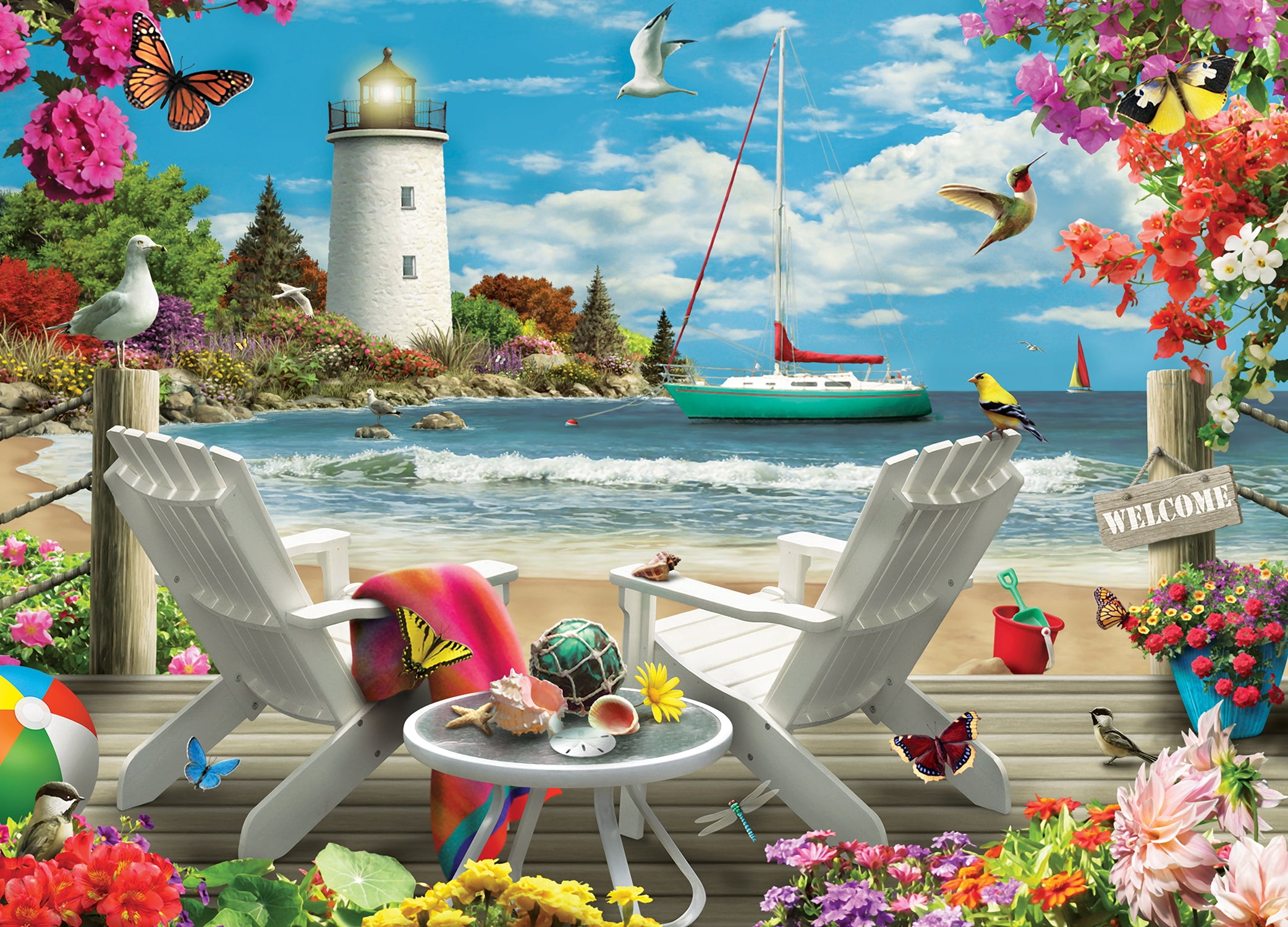 Lazy Days - Coastal Escape 1000 Piece Puzzle
