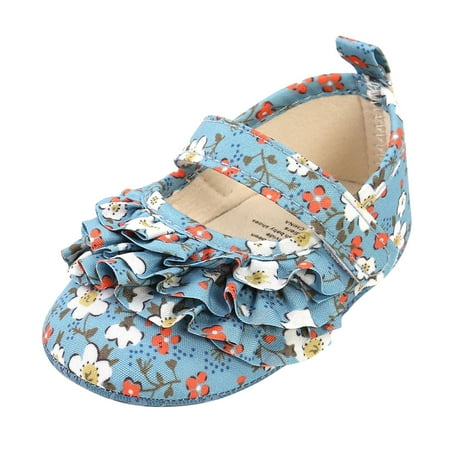 

Youmylove Baby Girls Boys Soft Booties Toddler Foral Prewalker First Walkers Shoes Classic Fashion Footwear