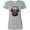 Heather Grey, variant on Bull Dog, Spiked Collar, and Headphones Animal Lover Womens Graphic T-Shirt