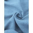 thumbnail image 5 of Blue Womens Loose Casual Resort Maxi Dress With One Shoulder And 3D Floral Decor, 5 of 8
