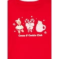 thumbnail image 2 of Holiday Time Toddler Girl Long Sleeve Christmas T-Shirt, Sizes 12M-5T, 2 of 3