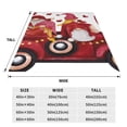 thumbnail image 3 of Bingfone Truck With Gnomes Print Flannel Fleece Blanket Throw Blanket for Bed,Sofa,Couch,Travel,Camping(80"x60" ), 3 of 8