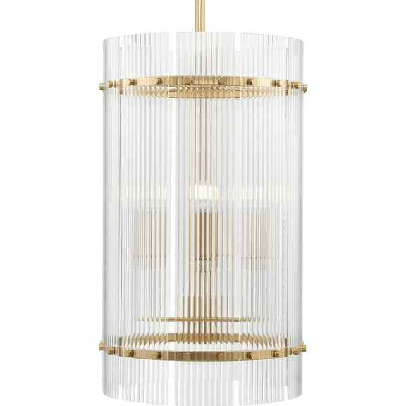 P500457-205 Progress Lighting Seville - 4 Light Hall Foyer-30 Inches Tall and 17.87 Inches Wide-Soft Gold Finish