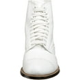 thumbnail image 2 of Stacy Adams Mens Madison Cap-Toe Boot,White,12 D, 2 of 7
