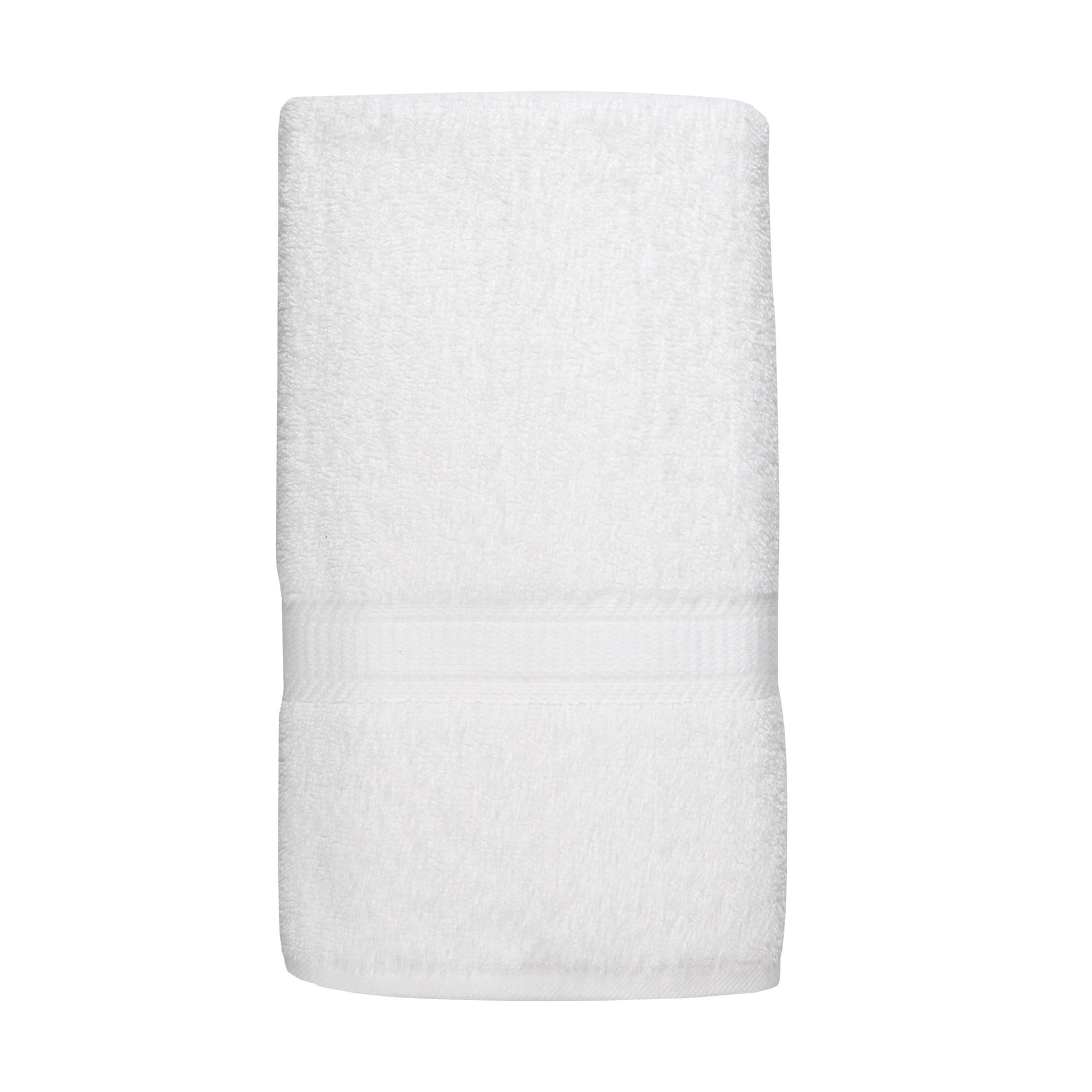 Mainstays Basic Hand Towel, 100% Cotton, White